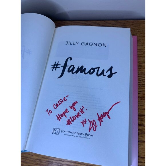 #famous by jilly gangon signed by author - Picture 2 of 2